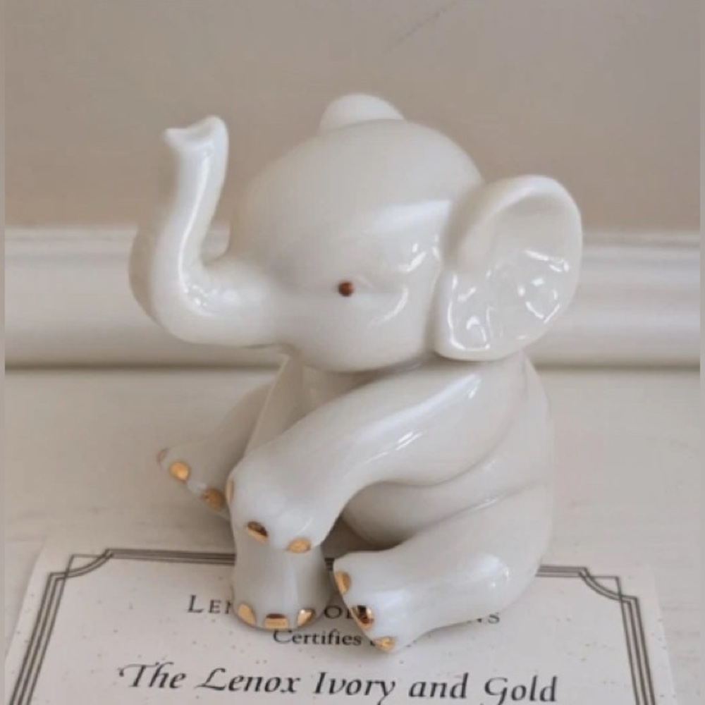 BUNDLE OF 4 Lenox Elephant Figurine - Picture 4 of 6